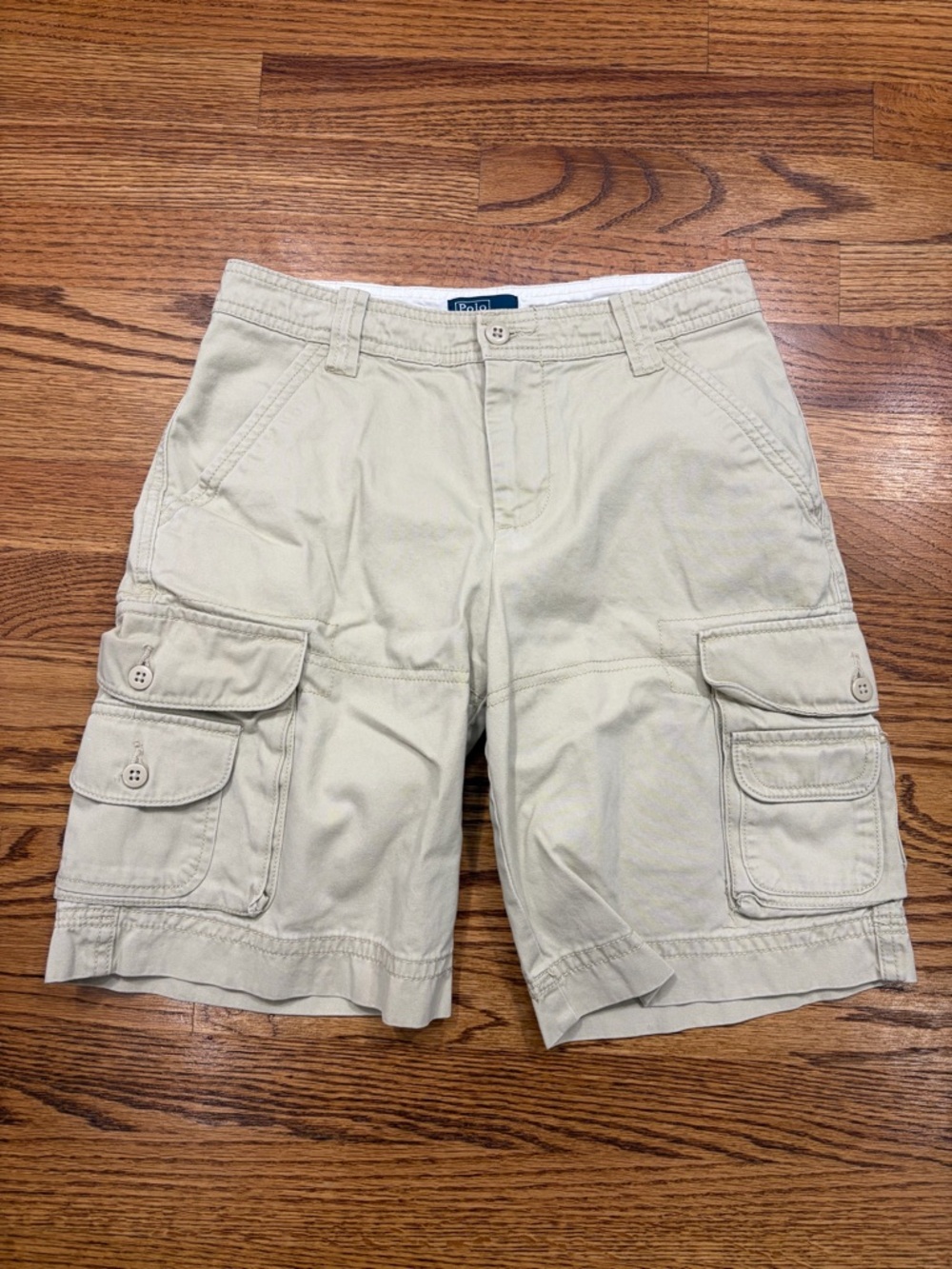 Polo by Ralph Lauren 9" Khaki Cargo Shorts